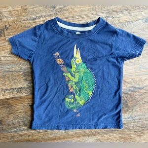 Tea Collection Toddler Tree Chameleon Graphic Tee Twilight Blue 18-24m